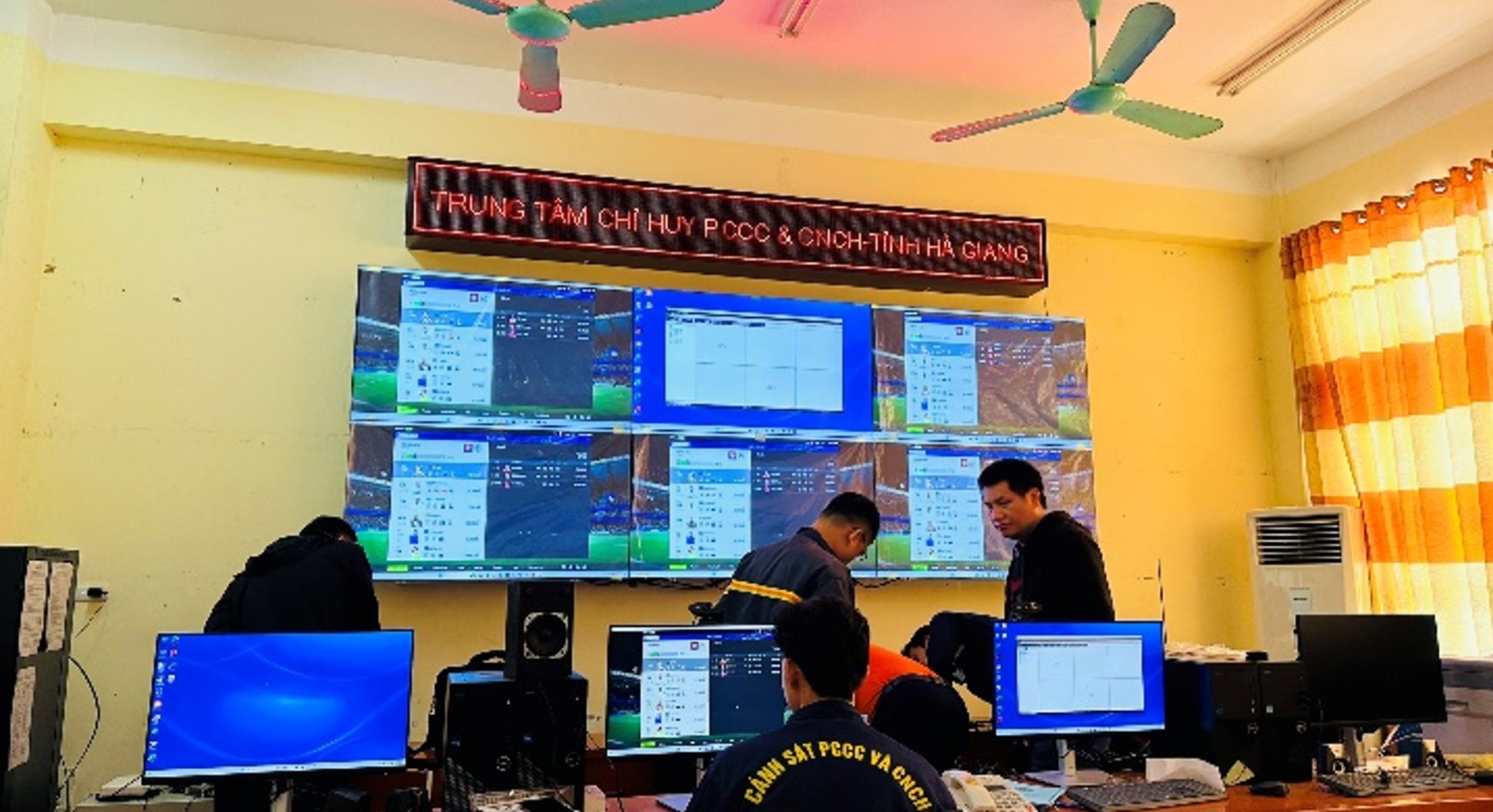 Phòng Cảnh sát PCCC Công an tỉnh Hà Giang, Tuyên Quang, Phú Thọ, Vĩnh Phúc, Hưng Yên