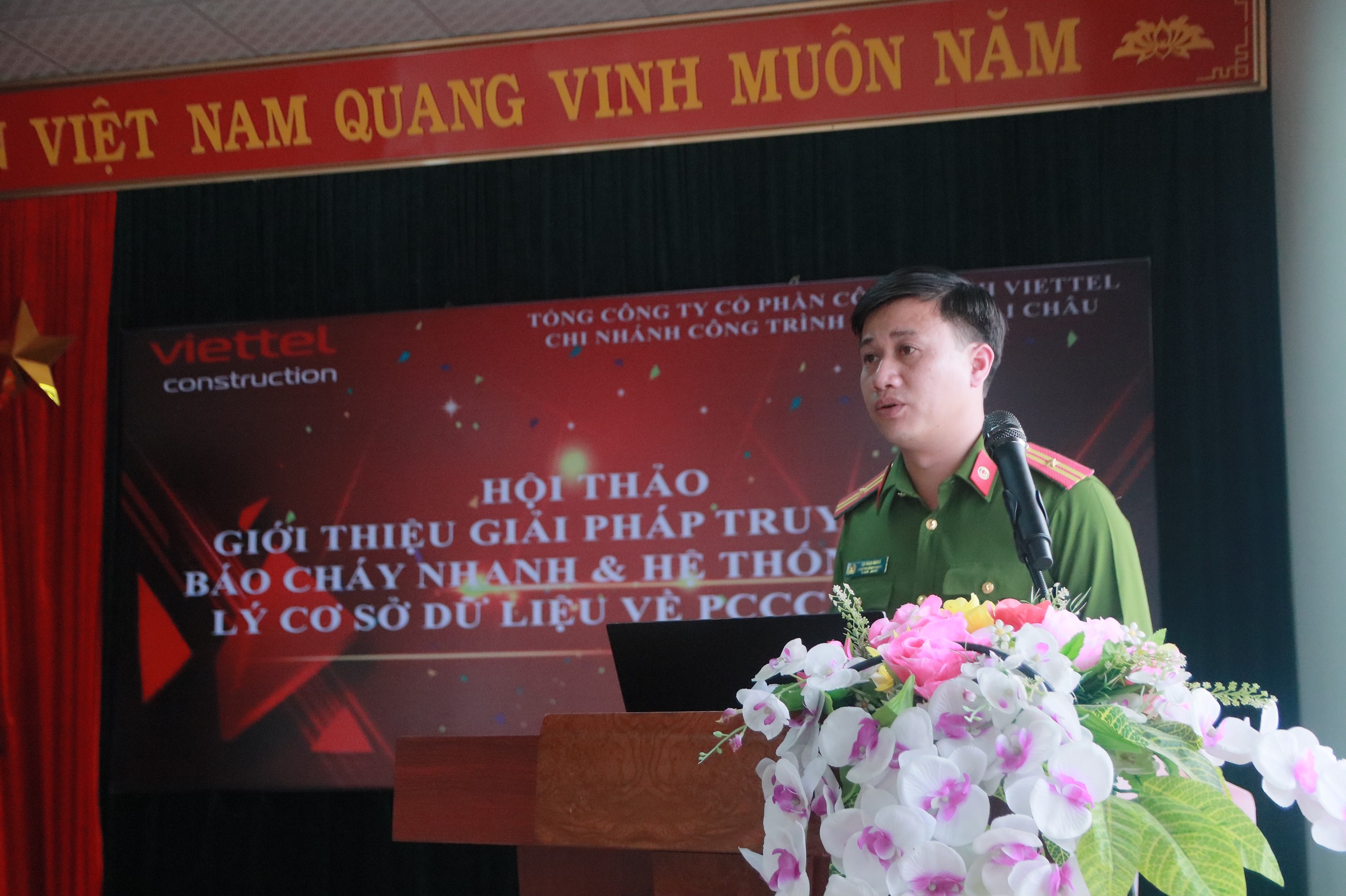 Hội thảo giới thiệu giải pháp truyền tin báo cháy nhanh và hệ thống quản lý cơ sở về dữ liệu về phòng cháu chữa cháy SafeOne